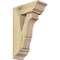 Ekena Millwork Balboa Traditional Rough Sawn Bracket w/ Offset Brace, Douglas Fir, 6"W x 14"D x 22"H BKT0604X14X22BOA01RDF - alternate 1